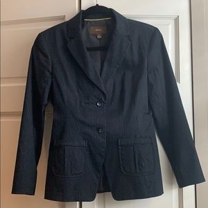 Womens Merona 3 piece dark grey pinstripe Suit Set